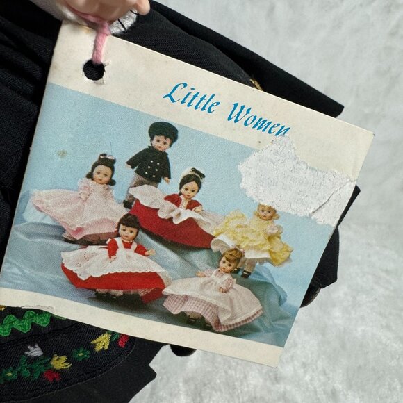 Madame Alexander "Finland" Little Women Doll 8" Black Dress Holiday Collectible - Picture 2 of 7